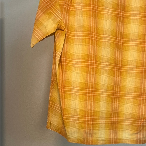 Vintage Towncraft Men's Orange Plaid Button Down Shirt - Picture 9 of 12